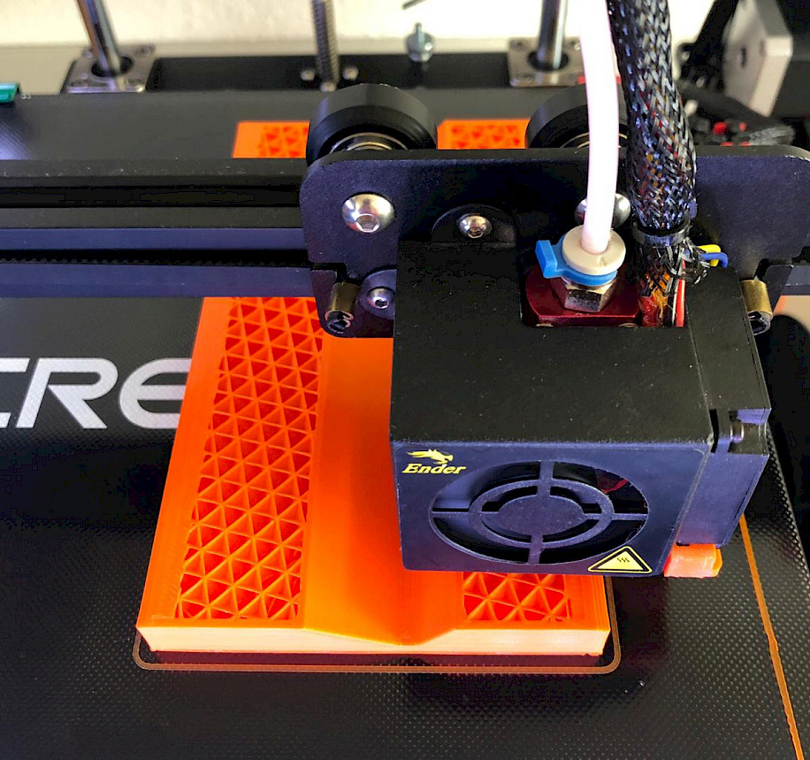 Herstellung der Form mit dem 3D Drucker